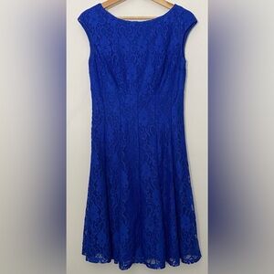 Lauren Blue Lace Dress